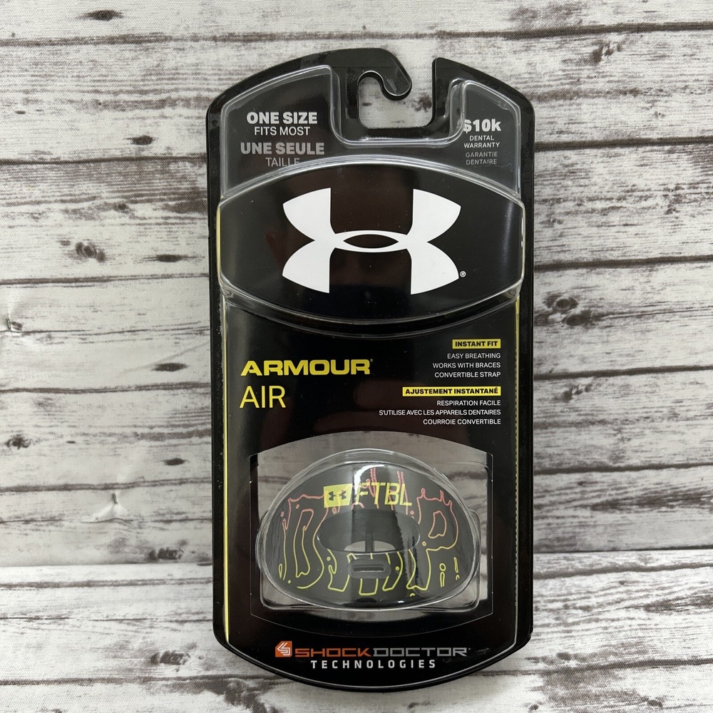 Under Armour Football Lip Mouthguard "DRIP" Adult Shock Doctor Technologies NEW
